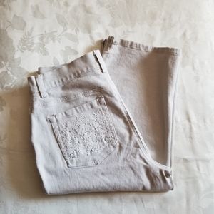 Gloria Vanderbilt Denim Capris Sz 10